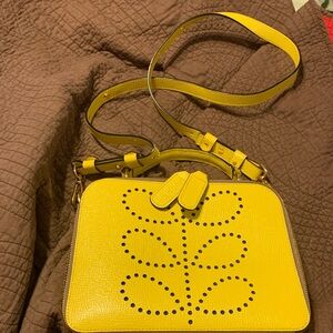 Yellow Designer Orla Kiely Women's Bag